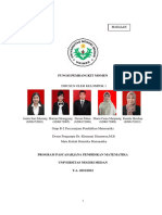 Makalah Kelompok 1 - Statistika Matematika - Momen Dan Fungsi Pembangkit Momen