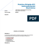 Práctica Dirigida Nº1 Instrumentación Electrónica