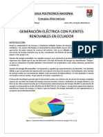 DeberN1 GeneracionElectricaconFuentesRenovablesEcuador CorellaPaul