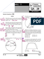 Geometry - 3: Number of Questions: 30 Circles