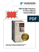 1500 HZ High Frequency F7 Drive Software Technical Manual