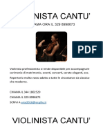 Violinista Cantu'
