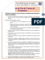 5-Directives À Respecter Par Le Formateur Surveillant