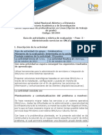 Guia de Actividades y Rúbrica de Evaluación - Paso Administrando Servicios en GNU Linux