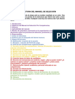 Manual de Selección por Competencias Estructura