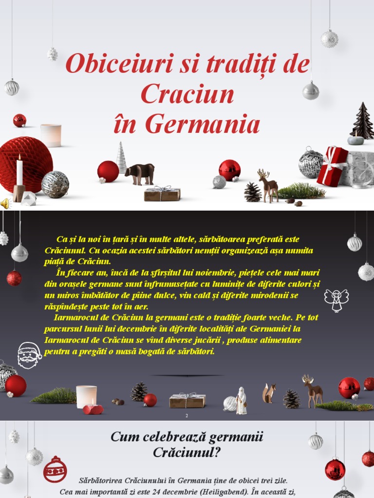 Obiceiuri Si Traditii de Craciun in