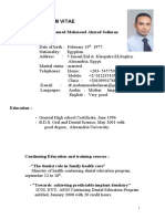 CV Dentist Mohamed Soliman