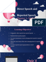 Direct Speech and Reported Speech