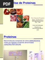 Análise de Proteínas aula diurno