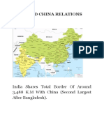 India and China Relations: India Shares Total Border of Around 3,488 K.M With China (Second Largest After Bangladesh)