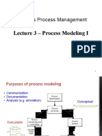 Business Process Management: Lecture 3 - Process Modeling I