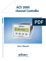 ACS 2000 Single-Channel Controller: User's Manual