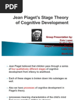 Jean Piaget's Stage Theory of Cognitive Development