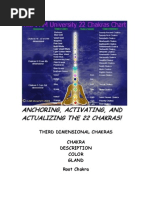 The I AM 22 Chakra Chart