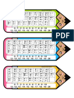 Ficha Alfabeto e Numerais
