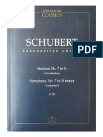 Schubert Incompleta 1er Mov. URTEXT