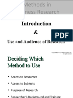 Methods in Business Research: All Rights Reserved