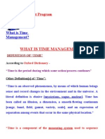 Time Management