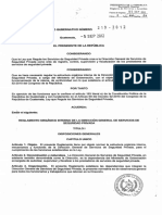 Acuerdo Gubernativo 219 Reglamento Organico Interno Noviembre 2012