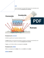 Forme de Propagare A Caldurii