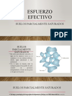 Esfuerzo Efectivo en Suelo Parcialmente Saturado