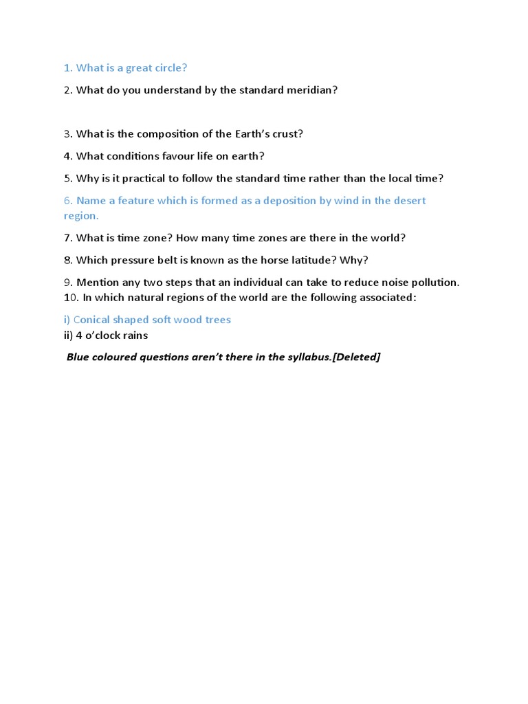 Geography Basics for Students | PDF | Science & Mathematics