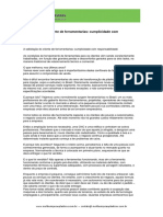 A Satisfação Do Cliente de Ferramentarias Cumplicidade Com Responsabilidade