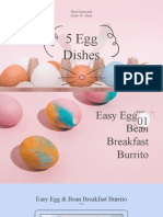 5 Egg Dishes: Floyd Demecillo Grade 10 - Beryl