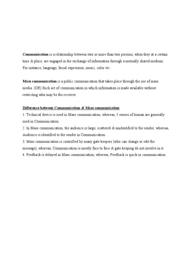 Communication | PDF