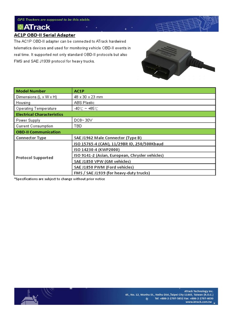 AC1P Product Specification | PDF | Computers