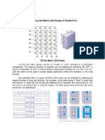 Mangaliman, John Rey R. Bs Ece - 3B: Interfacing Dot Matrix LED Display in Parallel Port