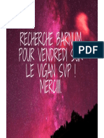 Recherche Barnum Pour Vendredi Sur Le Vigan SVP ! Merciiii.