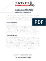 Tuercas ASTM A194 y ASTM A563 Similitudes y Diferencias