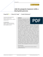 Assessing Hail Risk For Property Insurers With A Dependent Marked Point Process - Peng Shi, Glenn M. Fung, Daniel Dickinson