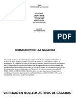 La Formacion de La Galaxia