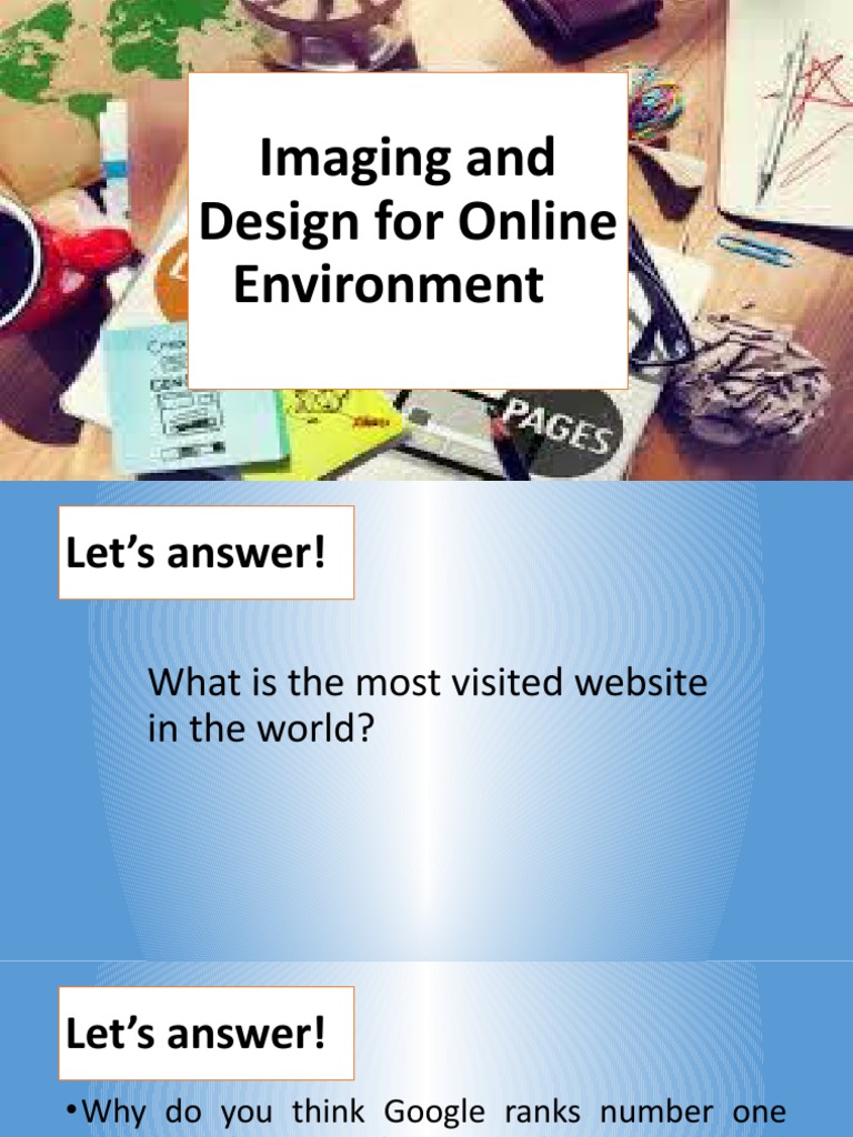 Online Imaging and Design Principles | PDF | Graphics | Infographics