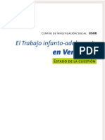 El Trabajo Infanto-Adolescente en Venezuela. Estado de La Cuestión