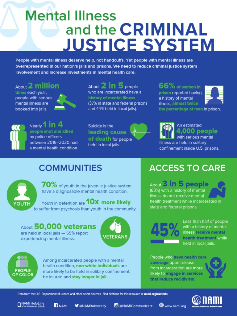 Mental Illness in the Justice System | PDF | Prison | Solitary Confinement