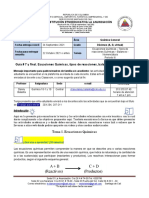 Guia Quimica 10 Nomenclatura Tipos de Reacciones Químicas Balanceo de Ecuaciones