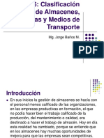 Clasificación de Almacenes