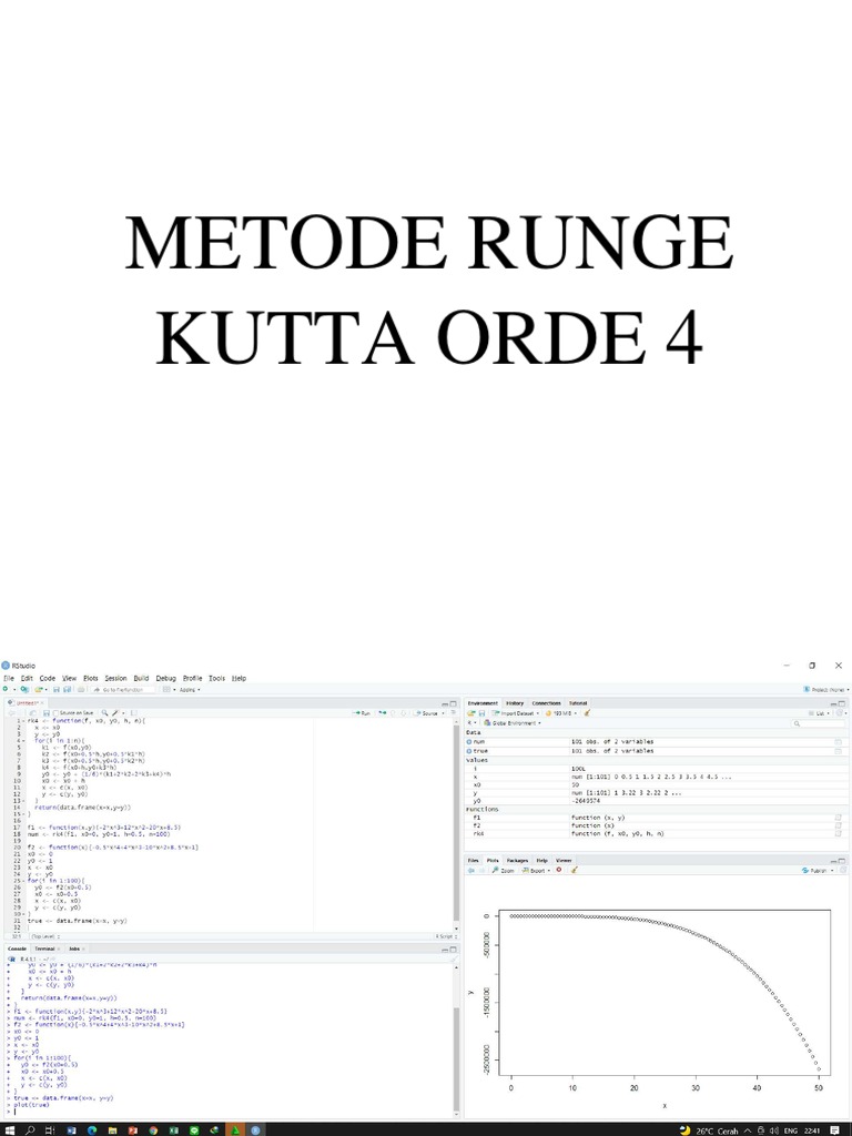 Metode Runge Kutta Orde 4 PDF