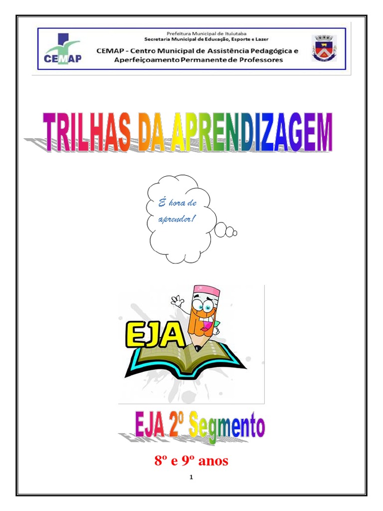 Atividades Eja 8 e 9 Ano | PDF | Sistema Solar | Planetas