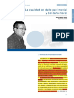 La Dualidad Del Daño Patrimonial Del Daño Moral