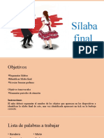 3. Sílaba final (3)