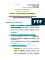 Estructura Metodológica para Los Proyectos Urbano-Arquitectónicos. - B8