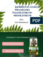 Kehidupan Zaman Praaksara (Paleo-Mesolit)