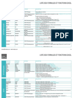 Liste Formules Et Fonctions 1