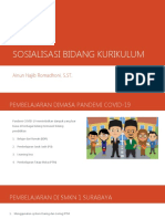 Sosialisasi Bidang Kurikulum