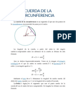 Cuerda de Circuferencia