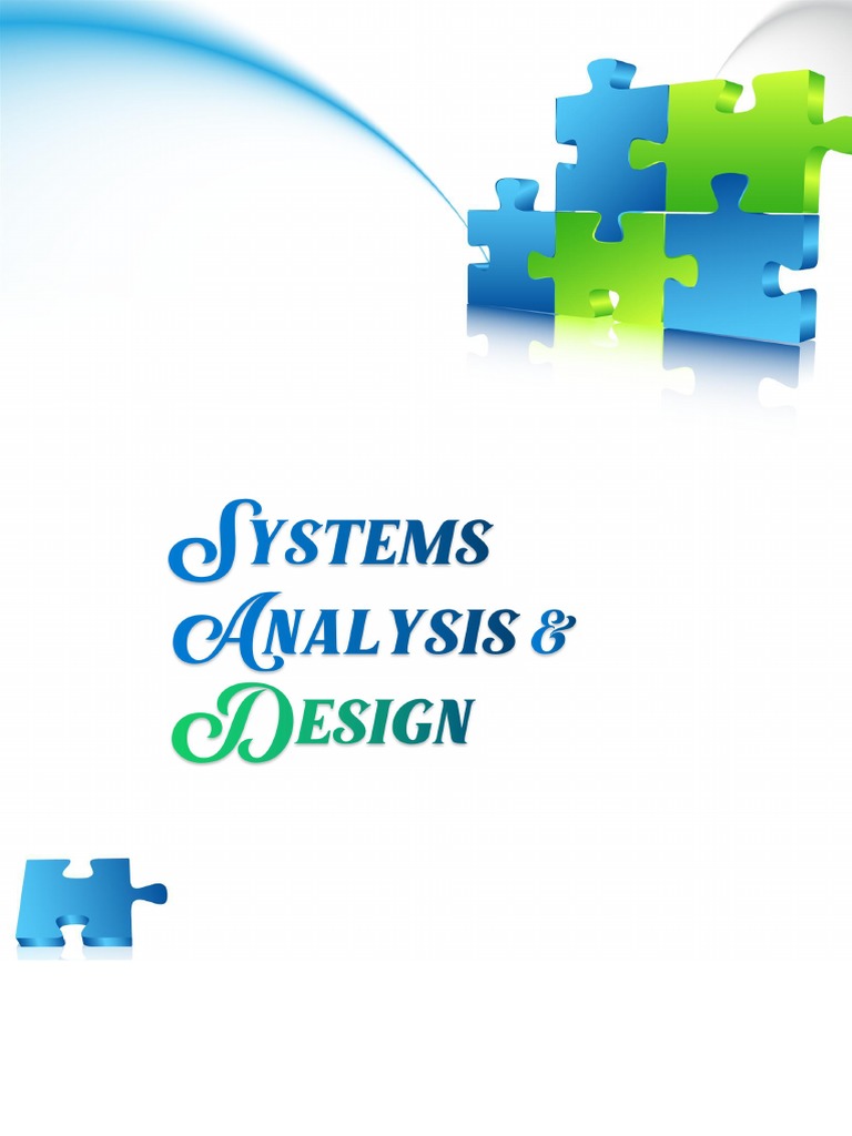 System Analysis and Design Module 1 Lesson 1 PDF System Design